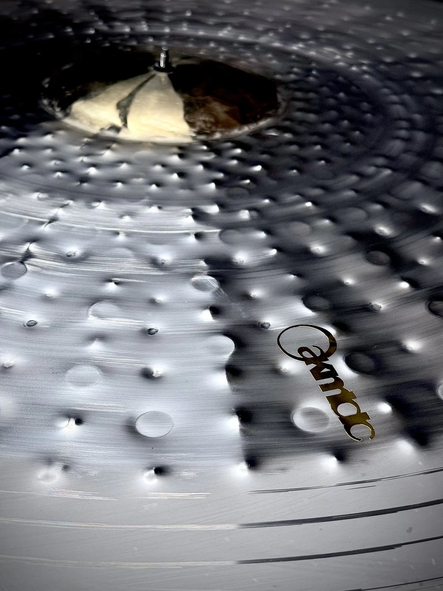 40 inch ride cymbal titanium handmade Kmicic Masterpiece 02 gong effect huge bell