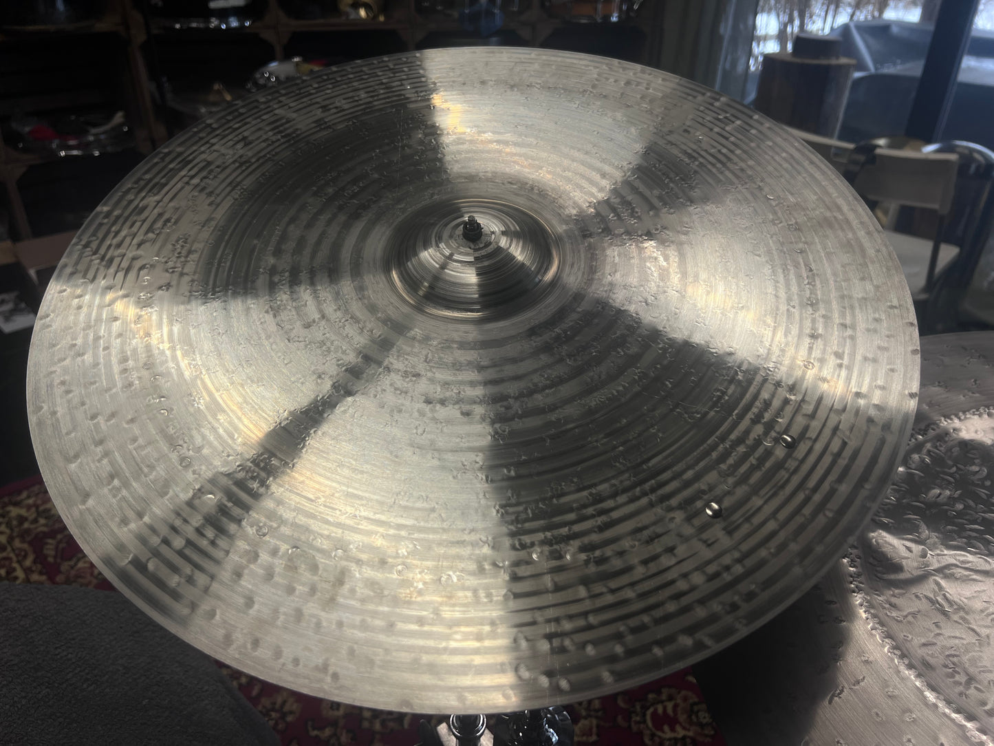 Kmicic CyC rivet 21” ride cymbal One of a Kind