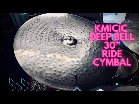 Kmicic Deep Bell titanium ride cymbal 30”