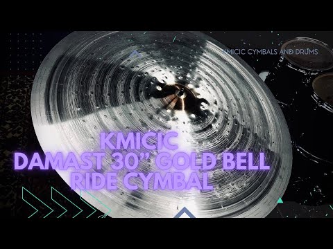 Kmicic Damast gold bell 30” titanium ride cymbal!