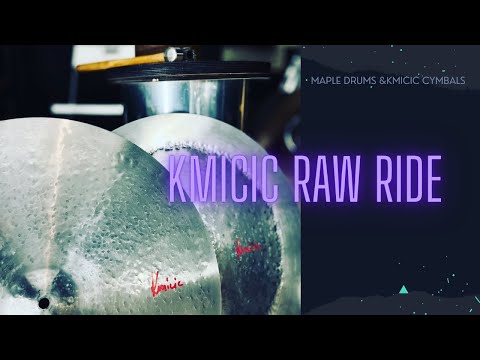 Kmicic Raw Bell titanium ride cymbal 22”