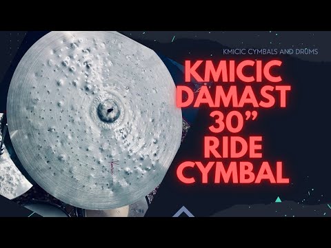 Kmicic Damast titanium ride cymbal 30”