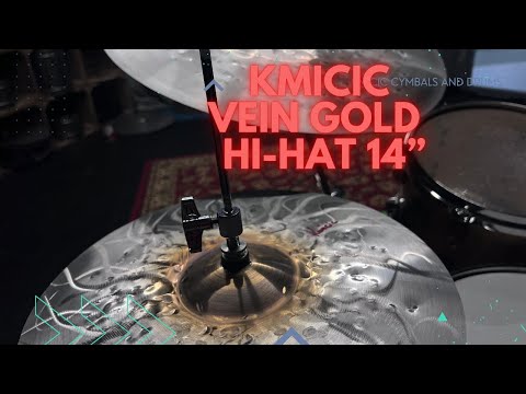 Kmicic Vein gold titanium hi-hat 13-15”