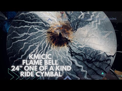 Kmicic Flame Bell 24” ride cymbal