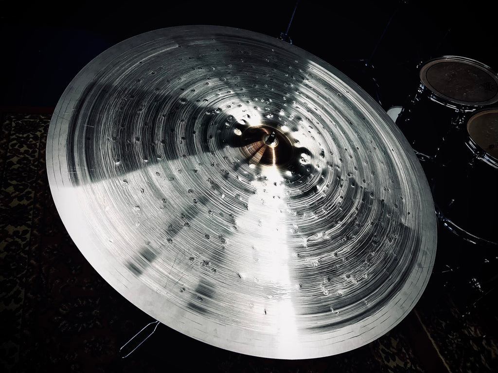 Kmicic Damast gold bell 30” titanium ride cymbal!