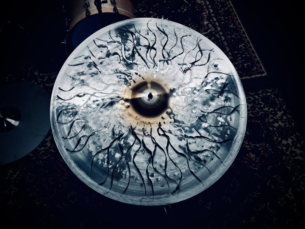 crash cymbals titanium handmade Kmicic Vein Gold 16 18 20 22 sizes