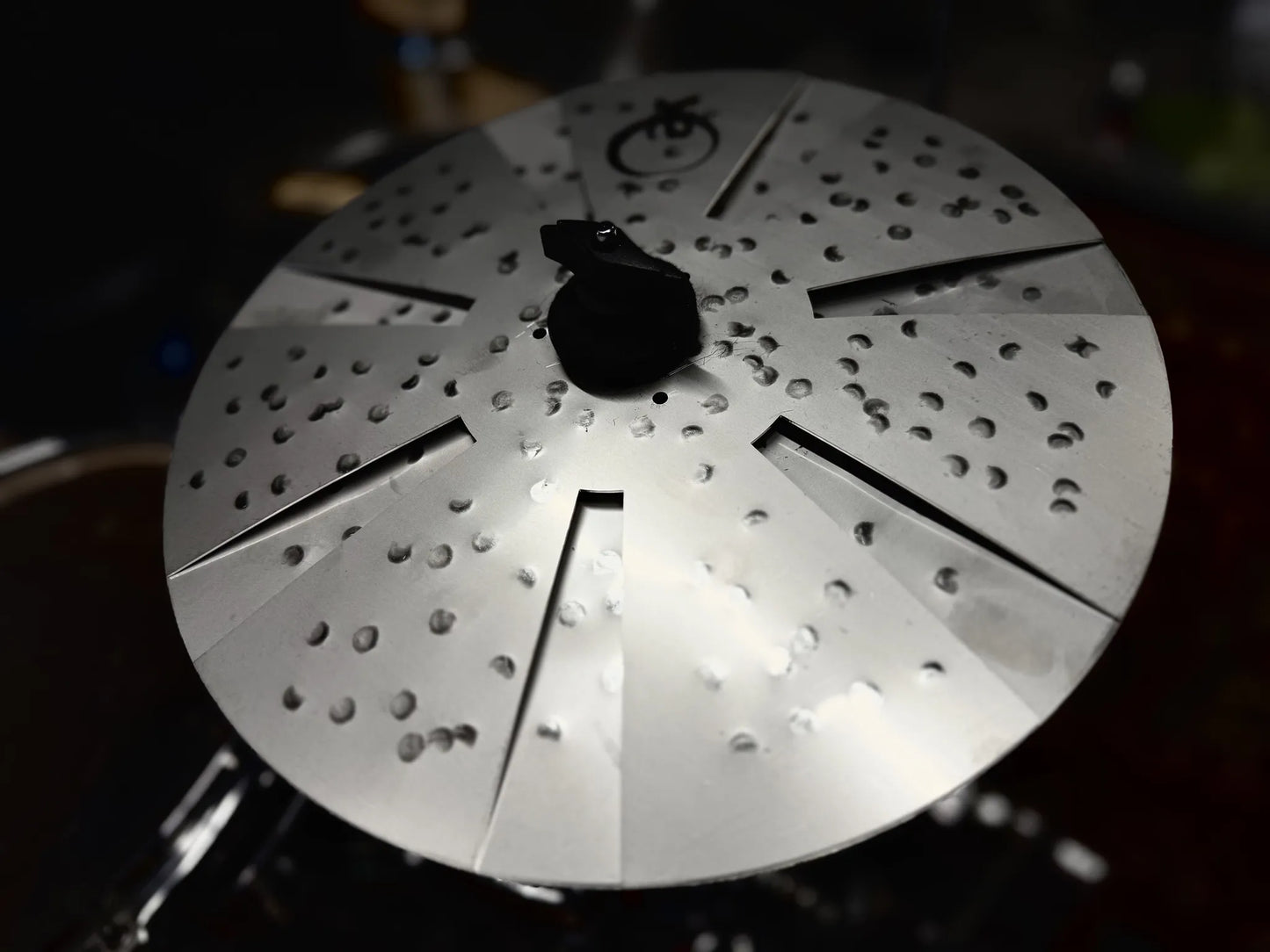 10 12 cymbal stack titanium handmade Kmicic Czoper adjustable tight noisy stack