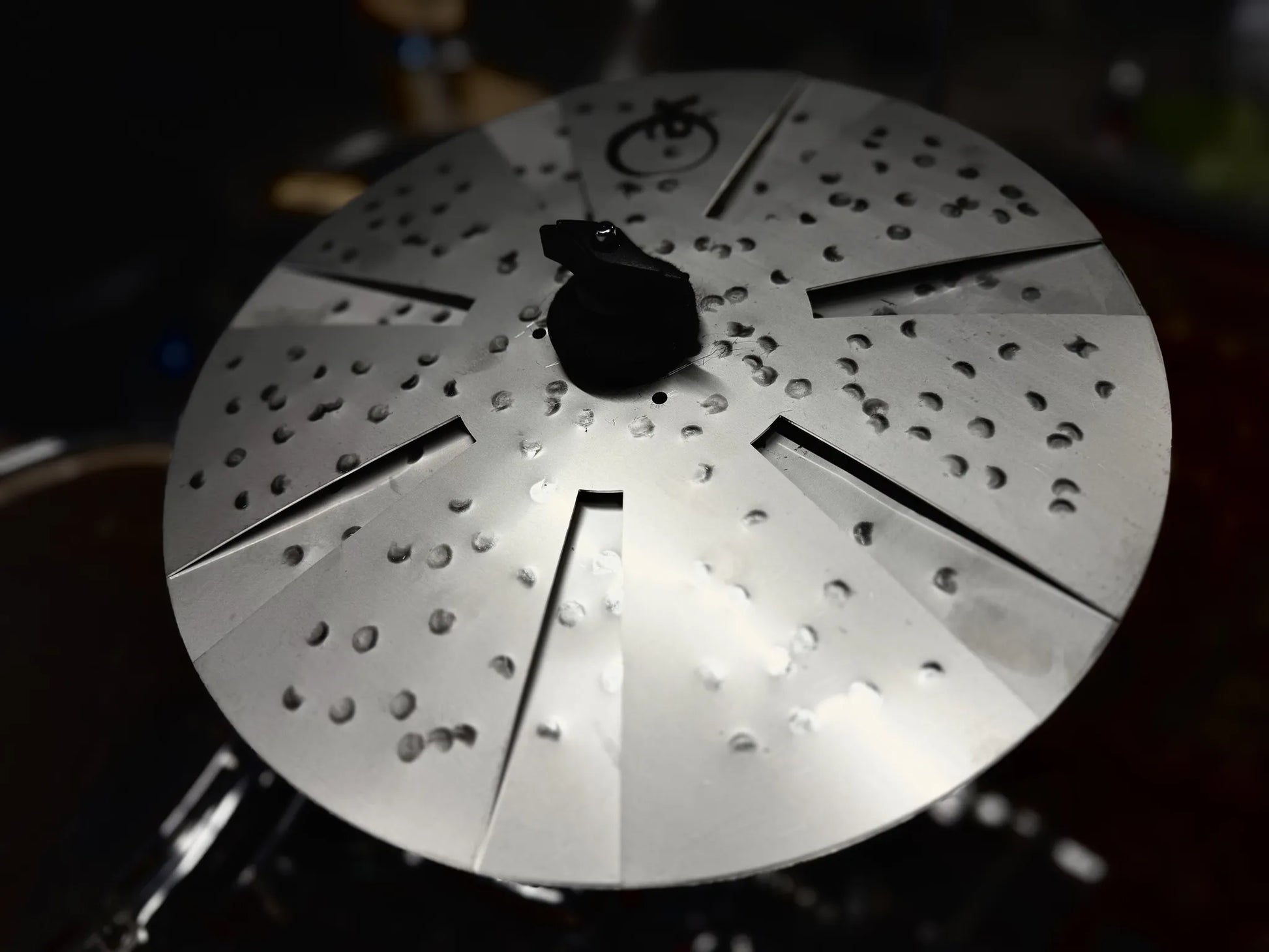 10 12 cymbal stack titanium handmade Kmicic Czoper adjustable tight noisy stack