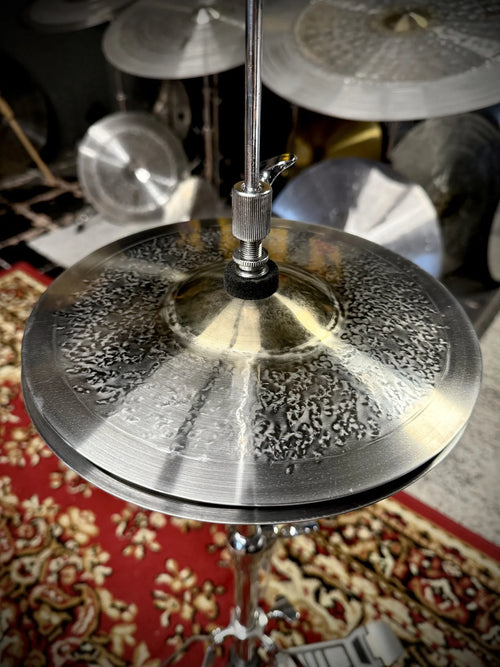 10 inch hi hat cymbals titanium handmade Kmicic Kozik cutting precise limited edition