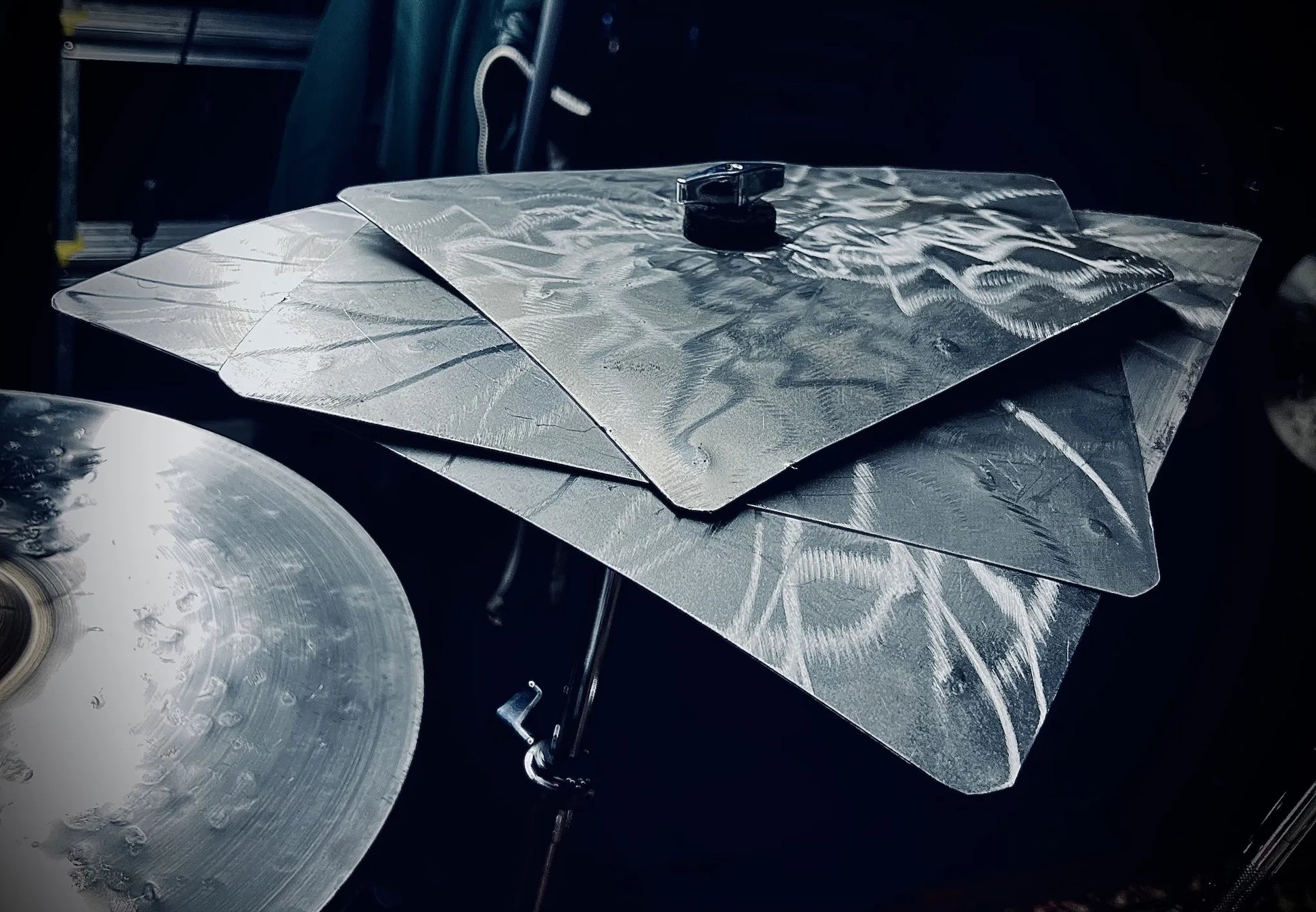 12 11 10 square cymbal stack titanium handmade Kmicic clap effect trashy fast