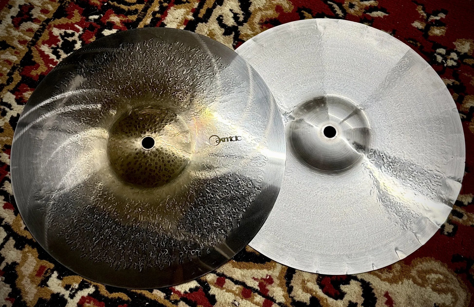 13 inch hi hat cymbals titanium handmade Kmicic Sykachu bright crisp fast response