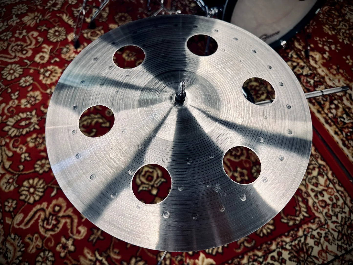 14 inch crash cymbal titanium TiGr5 handmade Kmicic Classic Satin O-Zone bright responsive