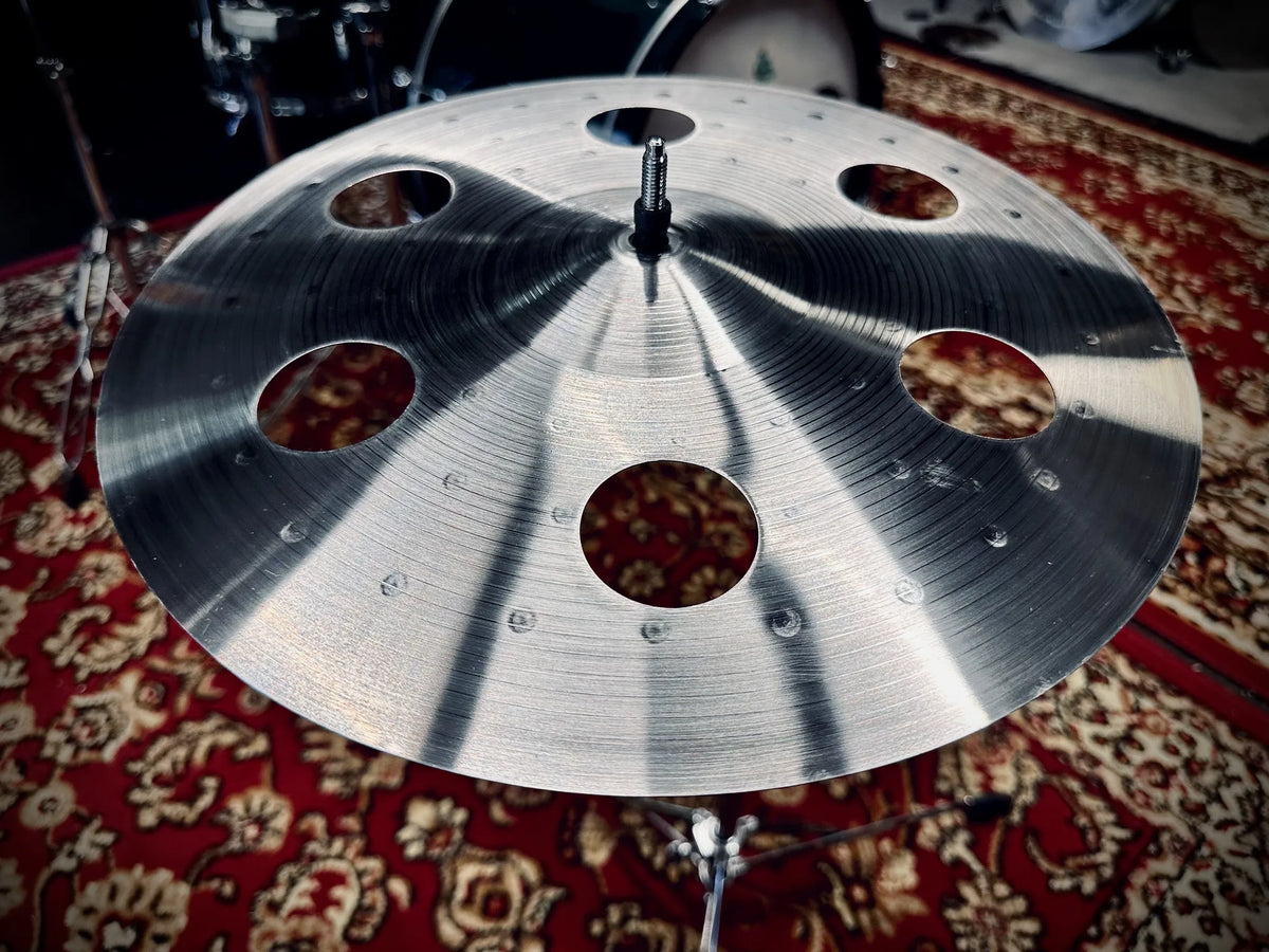 14 inch crash cymbal titanium TiGr5 handmade Kmicic Classic Satin O-Zone bright responsive
