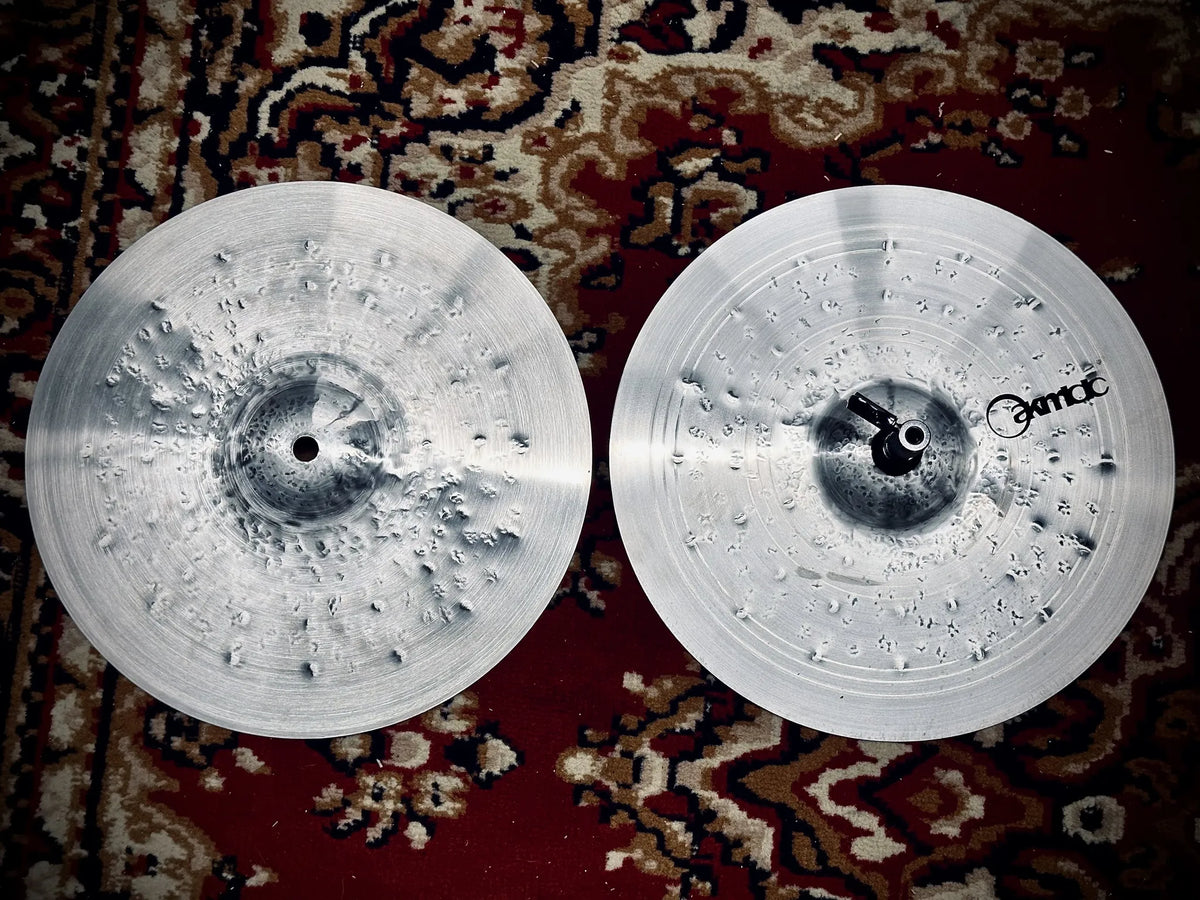 14 inch hi hat cymbals titanium handmade Kmicic Diamond dynamic sensitive chick