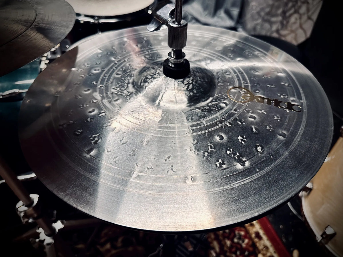 14 inch hi hat cymbals titanium handmade Kmicic Diamond dynamic sensitive chick