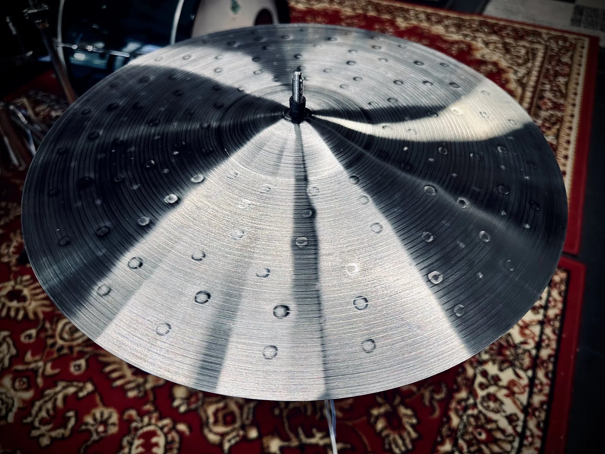16 inch crash cymbal titanium TiGr5 handmade Kmicic Classic Satin bright responsive
