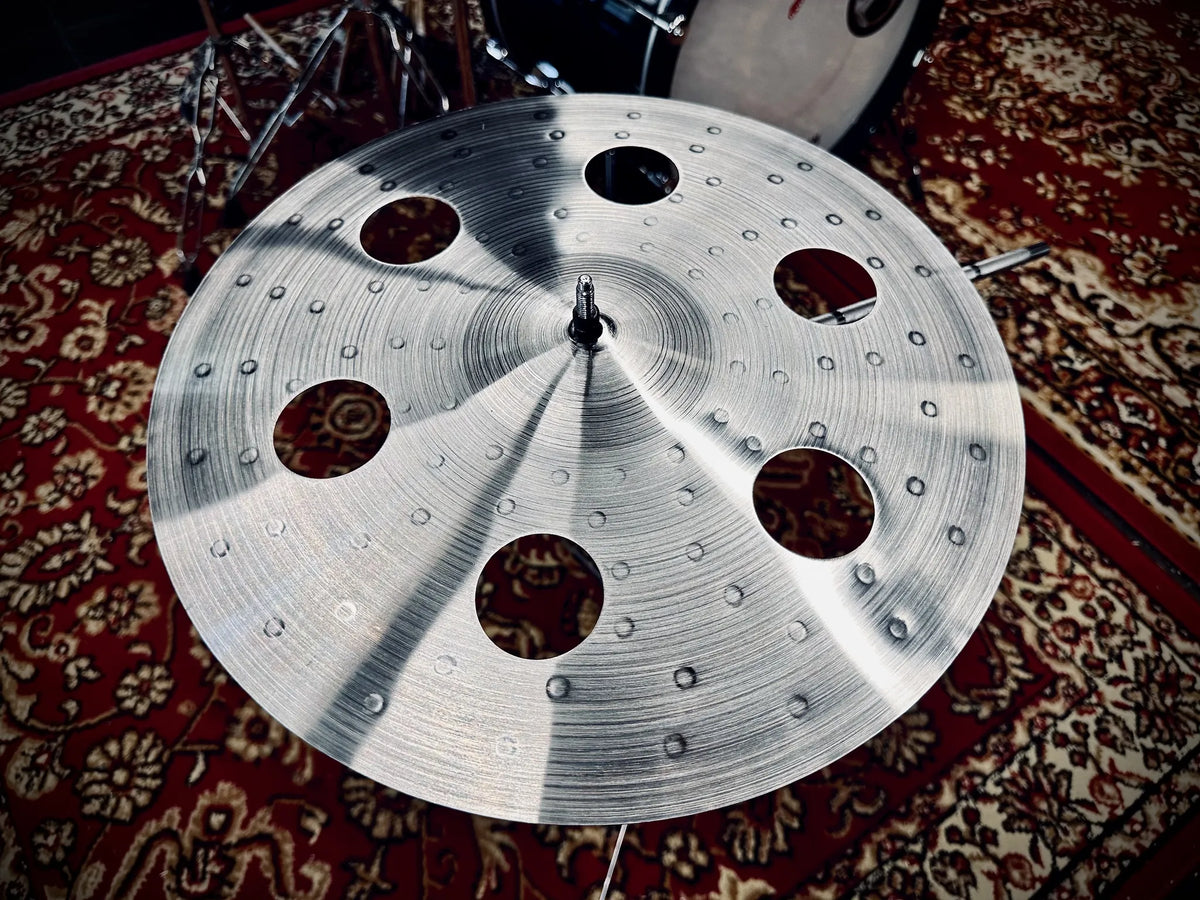 16 inch crash cymbal titanium TiGr5 handmade Kmicic Classic Satin O-Zone bright responsive