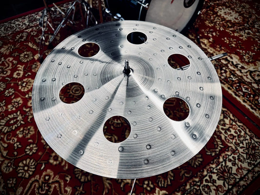 16 inch crash cymbal titanium TiGr5 handmade Kmicic Classic Satin O-Zone bright responsive