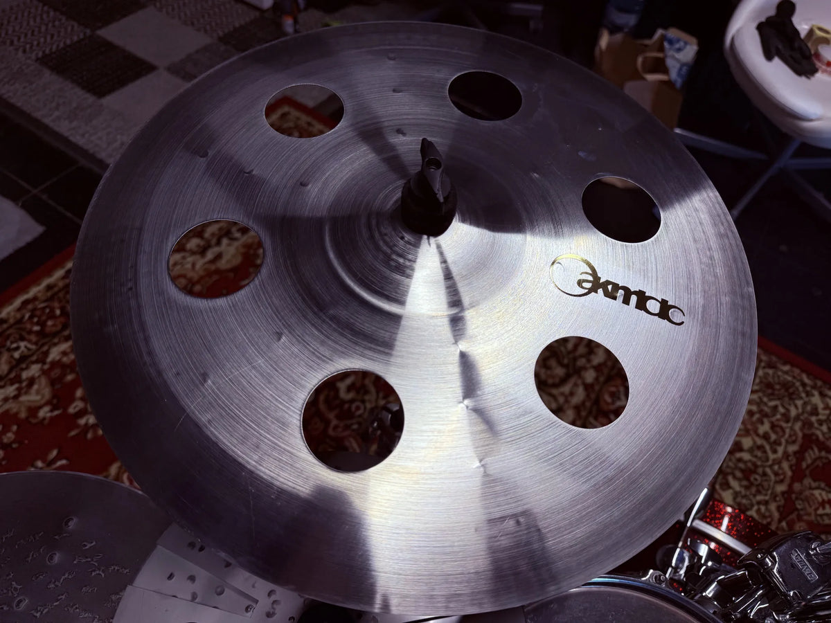 16 inch ozone crash cymbal titanium handmade Kmicic dark trashy durable