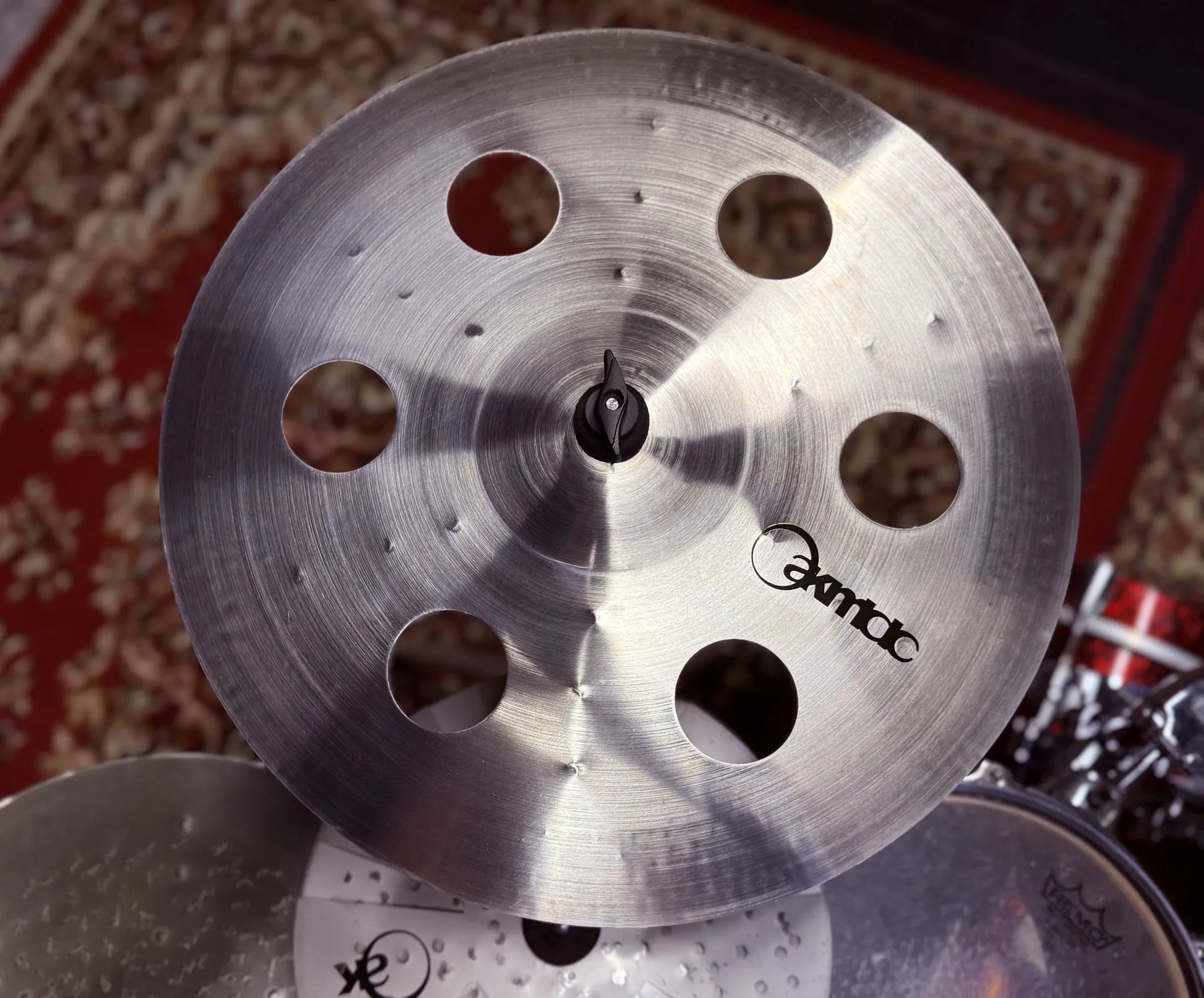 16 inch ozone crash cymbal titanium handmade Kmicic dark trashy durable