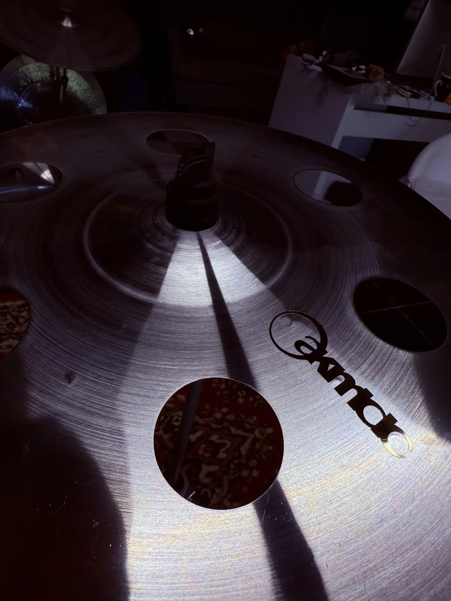 16 inch ozone crash cymbal titanium handmade Kmicic dark trashy durable