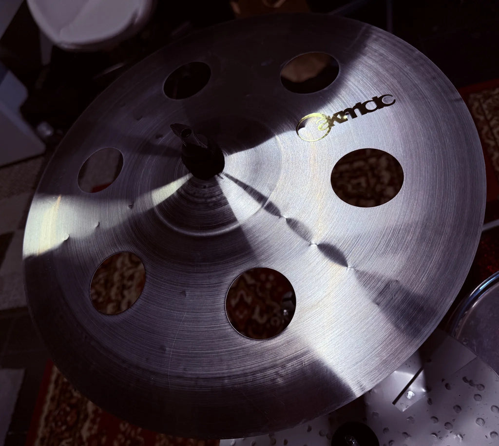 16 inch ozone crash cymbal titanium handmade Kmicic dark trashy durable