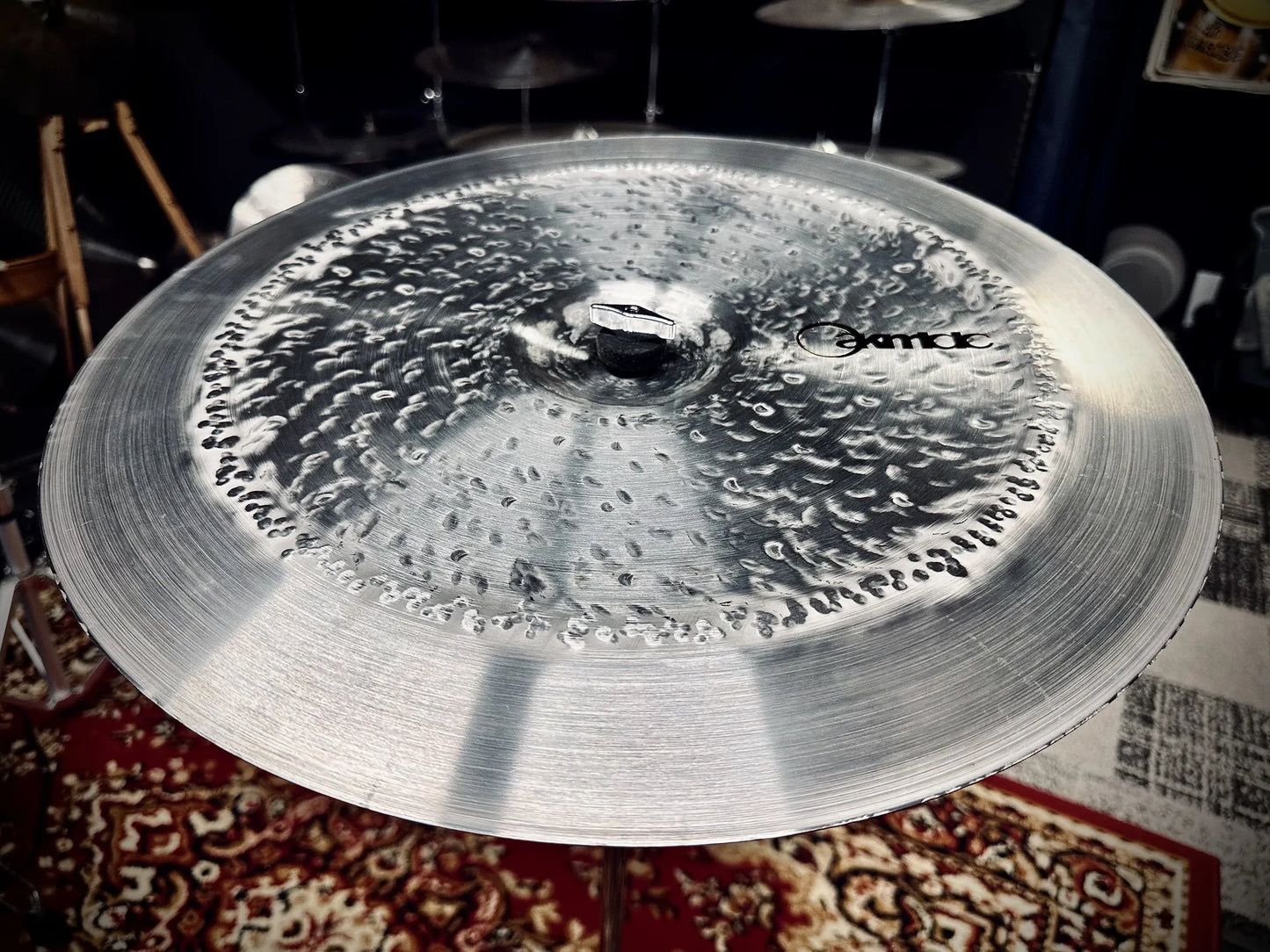 18 inch china cymbal titanium handmade Kmicic Blade dry piercing aggressive