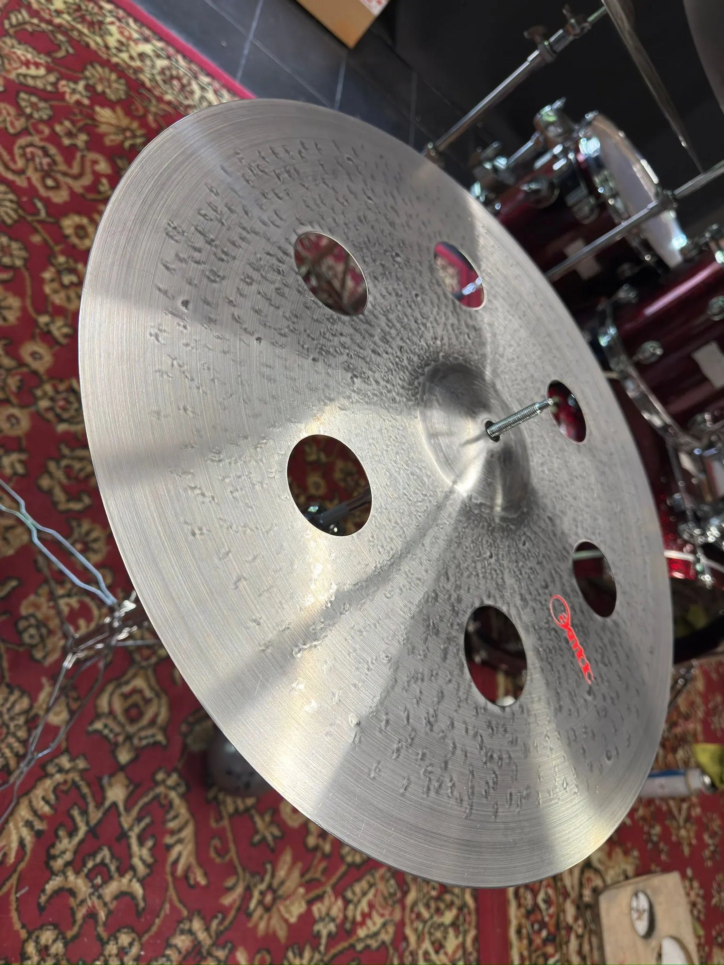 18 inch ozone crash cymbal titanium TiGr5 handmade Kmicic Classic Satin explosive cutting