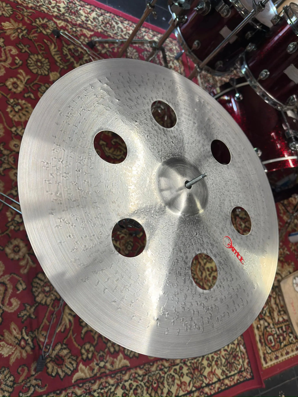 18 inch ozone crash cymbal titanium TiGr5 handmade Kmicic Classic Satin explosive cutting