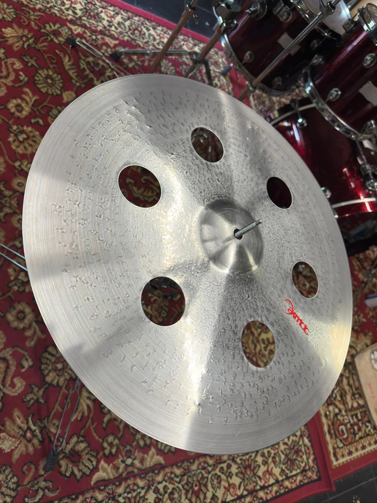 18 inch ozone crash cymbal titanium TiGr5 handmade Kmicic Classic Satin explosive cutting