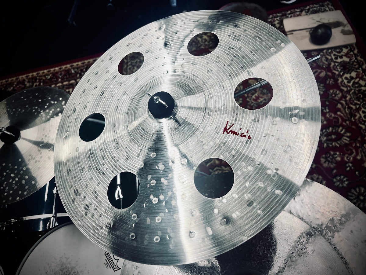 18 inch ozone crash cymbal titanium handmade Kmicic explosive trashy expressive