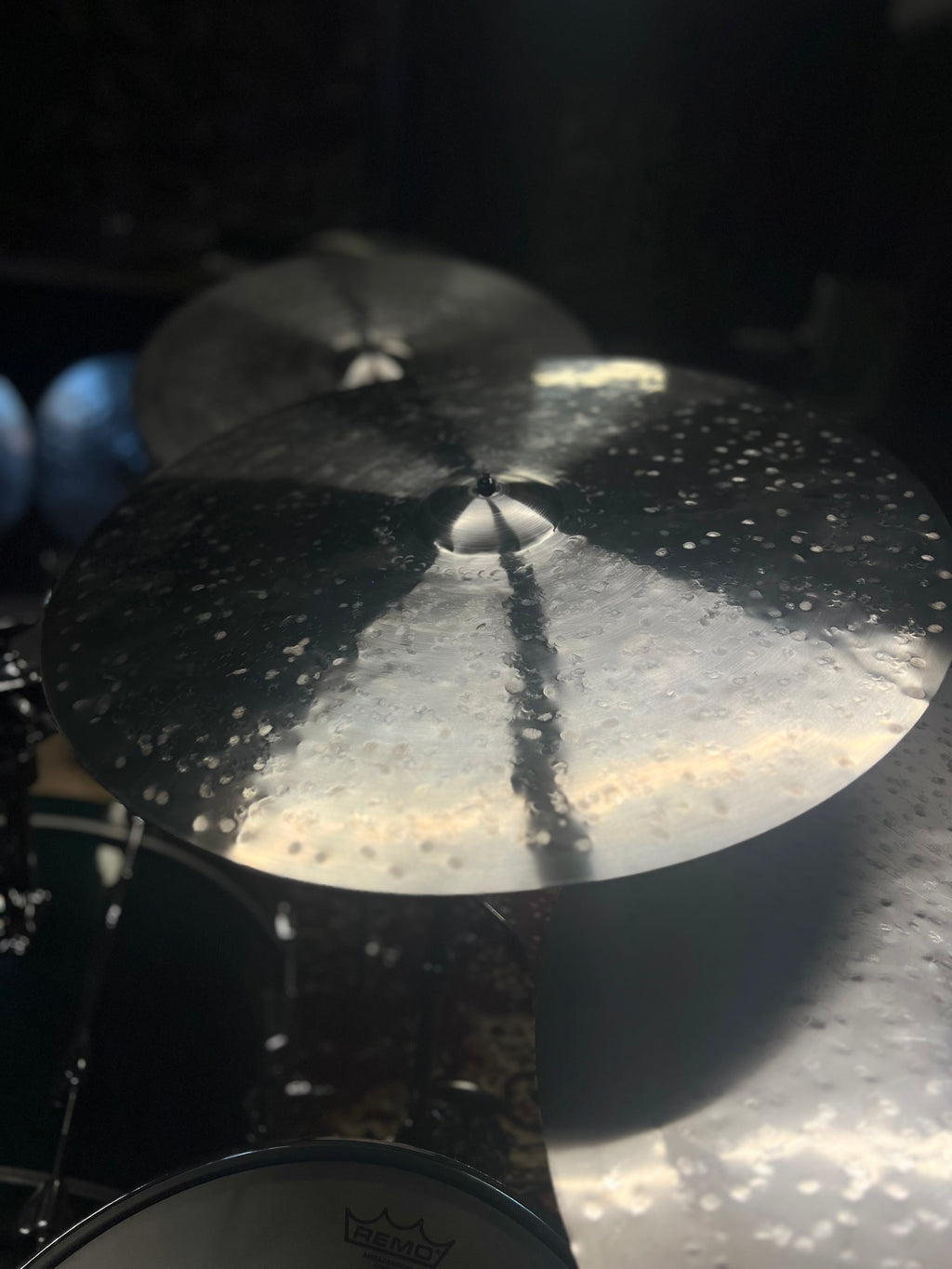 22 inch thin crash ride cymbal titanium handmade Kmicic Masters fast precise versatile