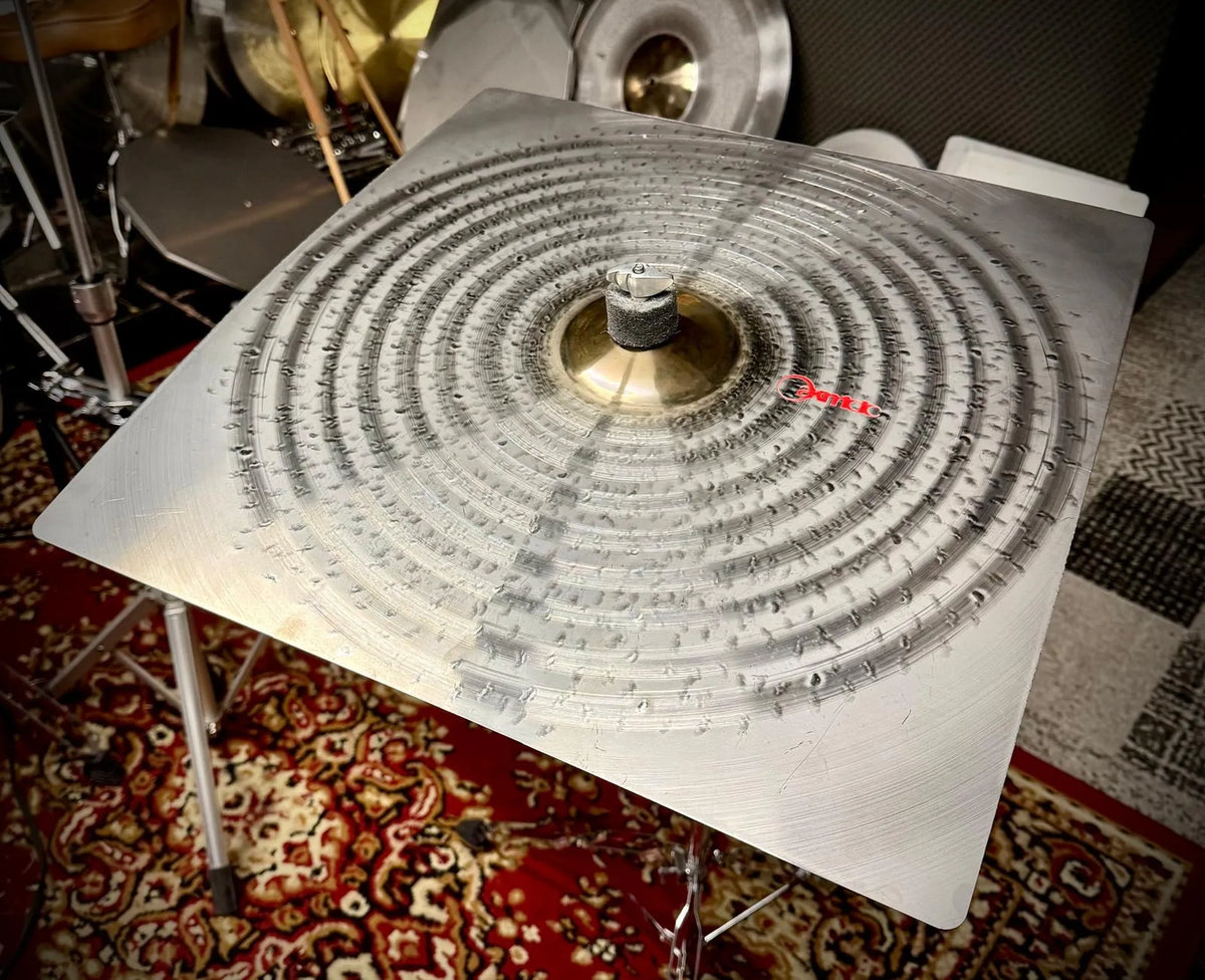 square crash cymbal titanium handmade Kmicic trashy loud Chris Daddy Dave inspired