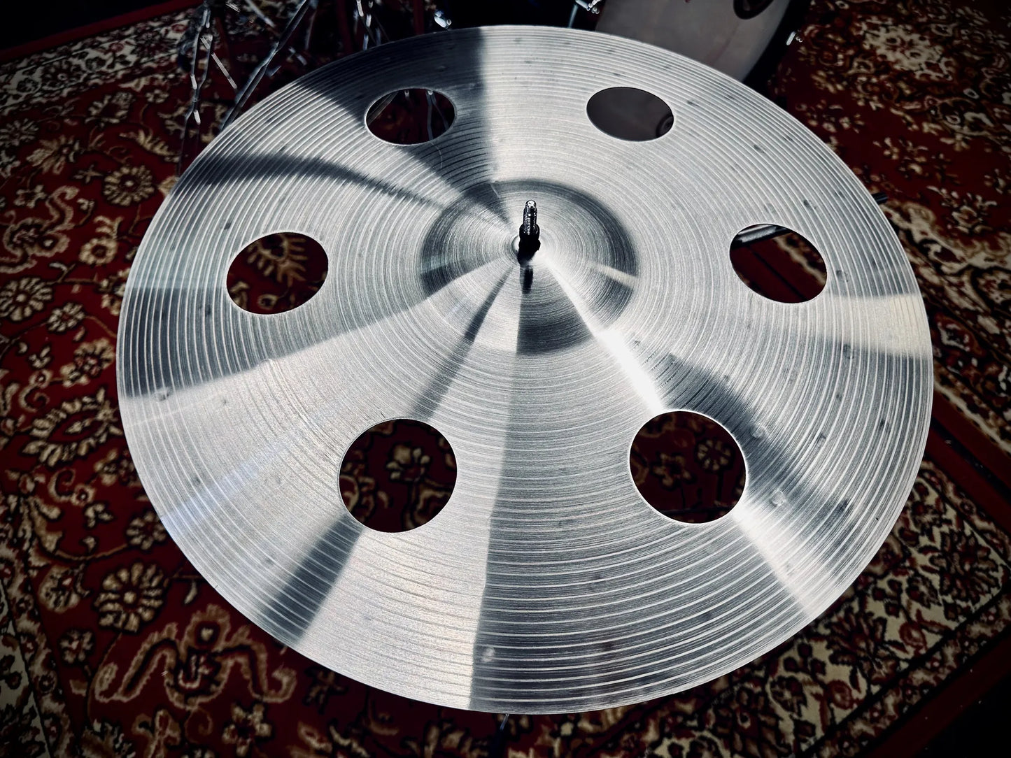 20 inch crash cymbal titanium TiGr5 handmade Kmicic Classic Satin O-Zone bright responsive