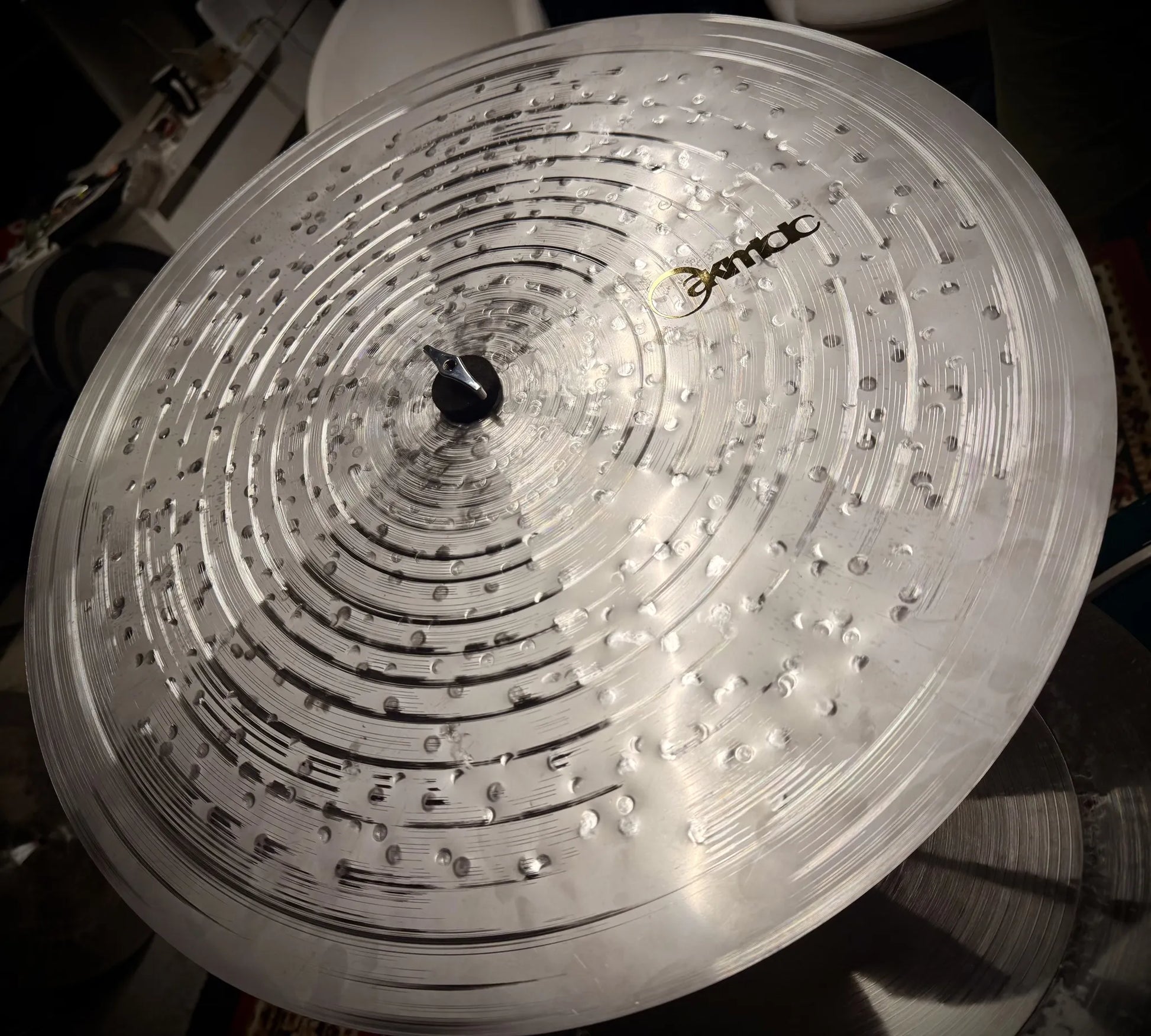 20 inch flat ride cymbal titanium handmade Kmicic custom dry controlled unique
