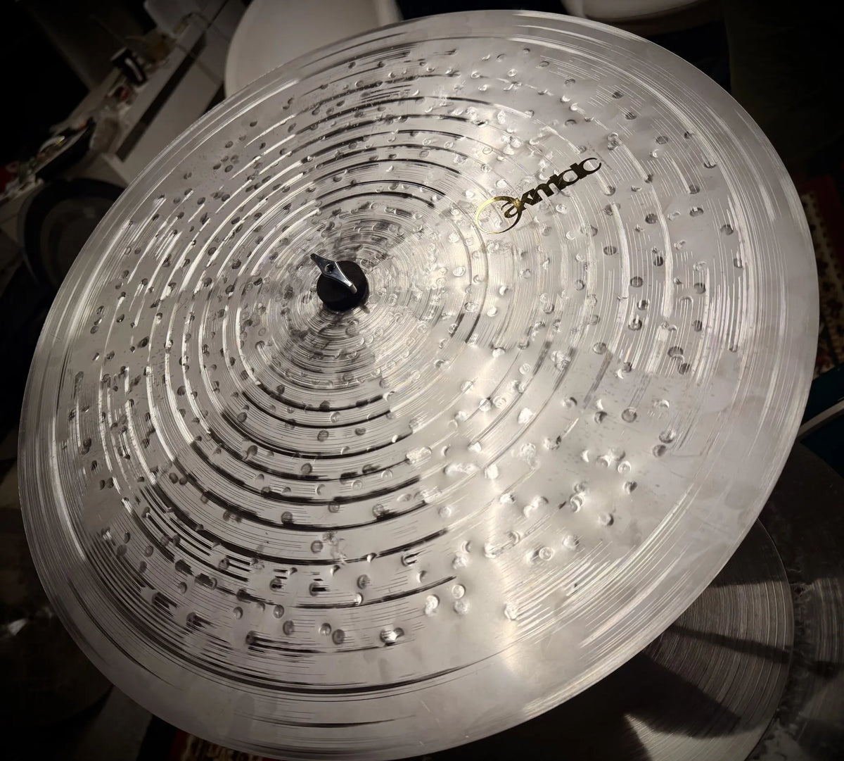 20 inch flat ride cymbal titanium handmade Kmicic custom dry controlled unique