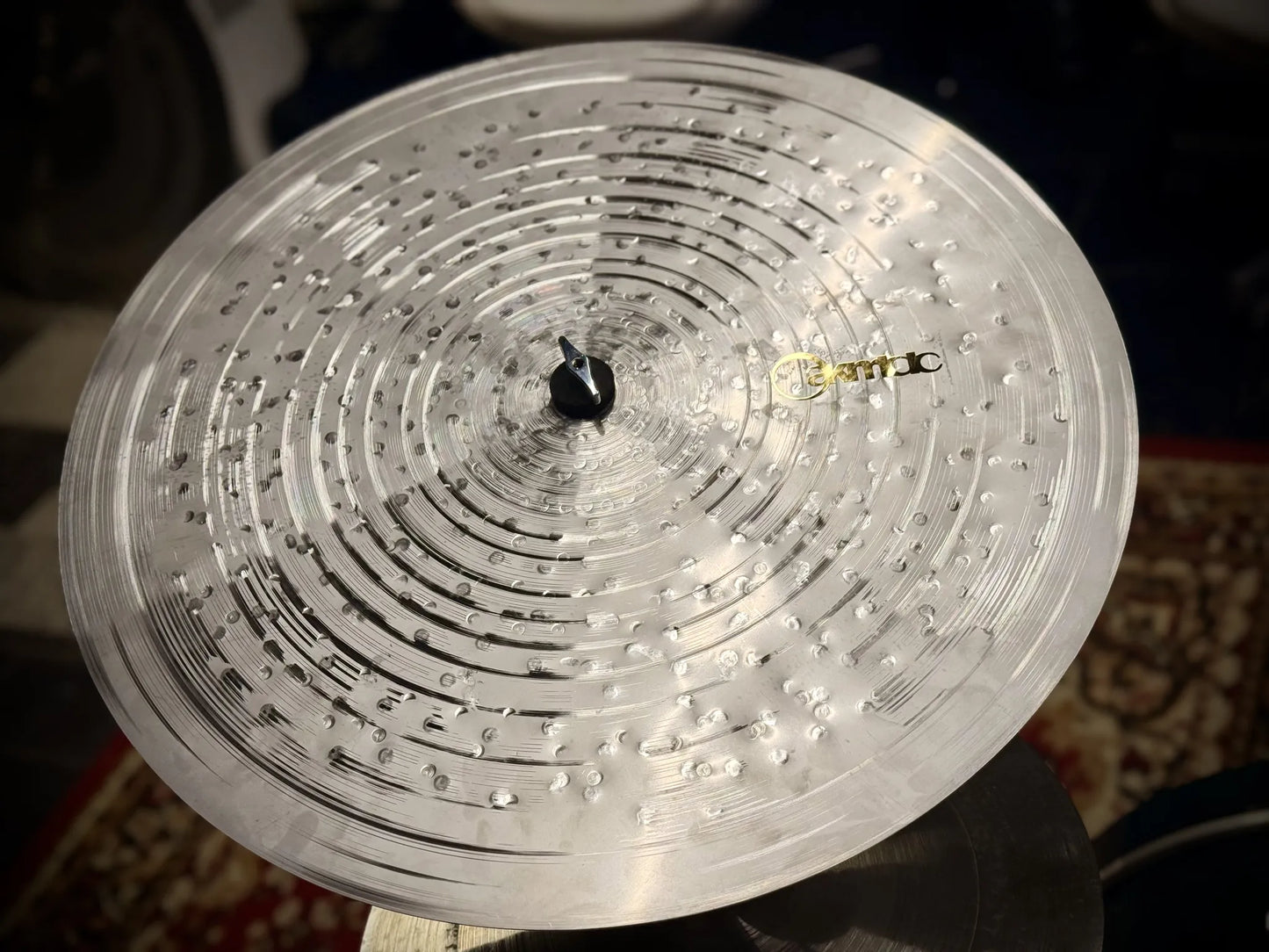20 inch flat ride cymbal titanium handmade Kmicic custom dry controlled unique