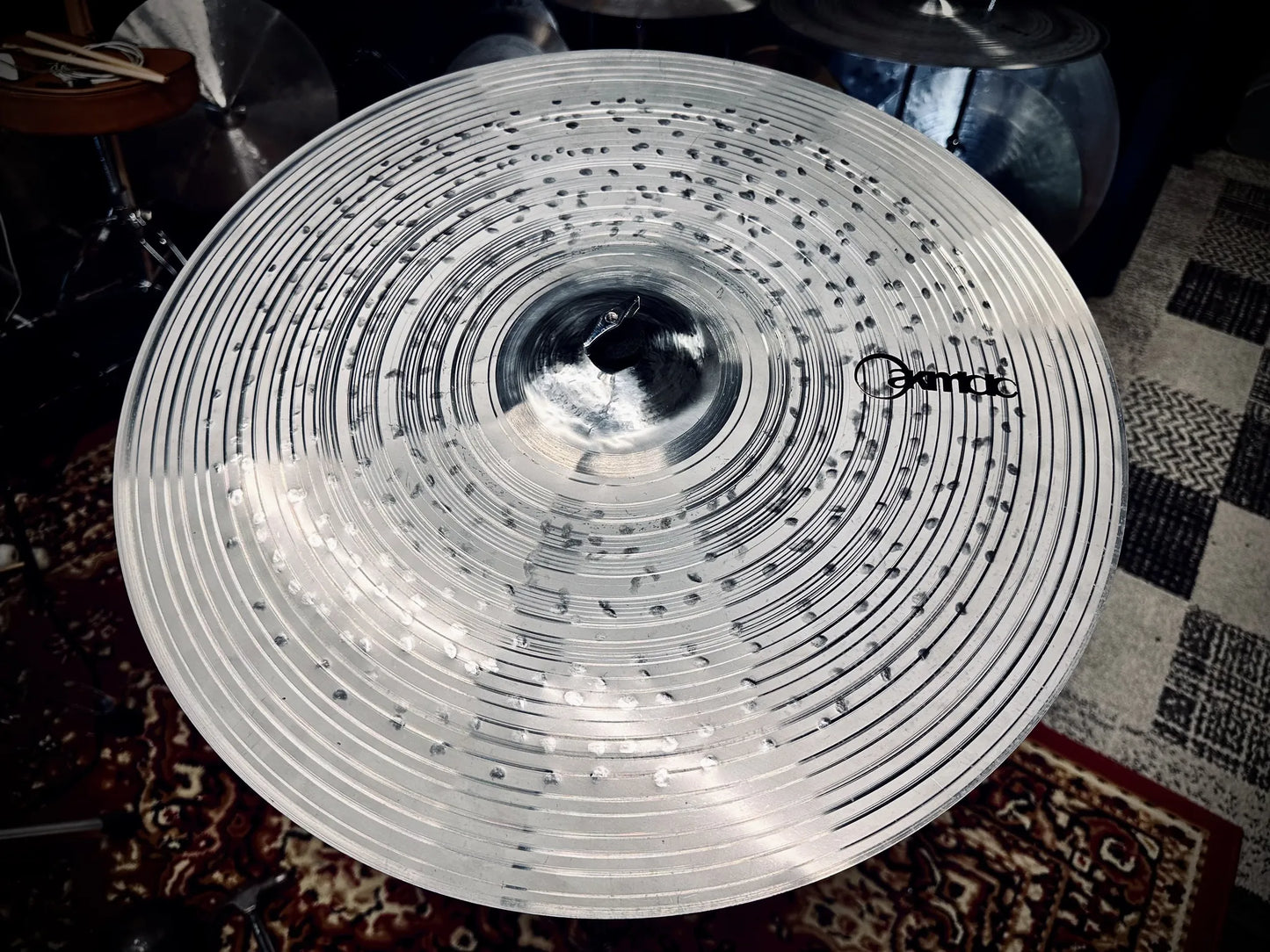 20 inch dry ride cymbal titanium handmade Kmicic versatile controlled