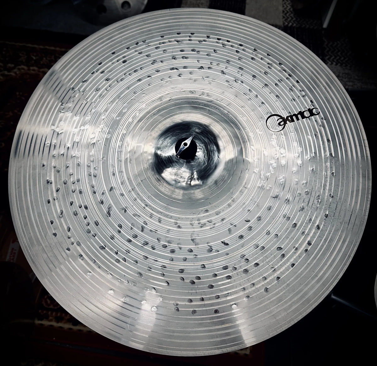 20 inch dry ride cymbal titanium handmade Kmicic versatile controlled