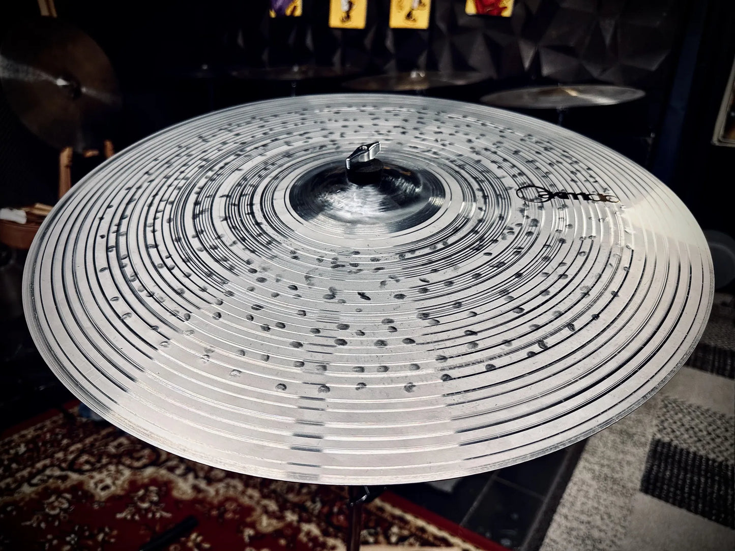 20 inch dry ride cymbal titanium handmade Kmicic versatile controlled
