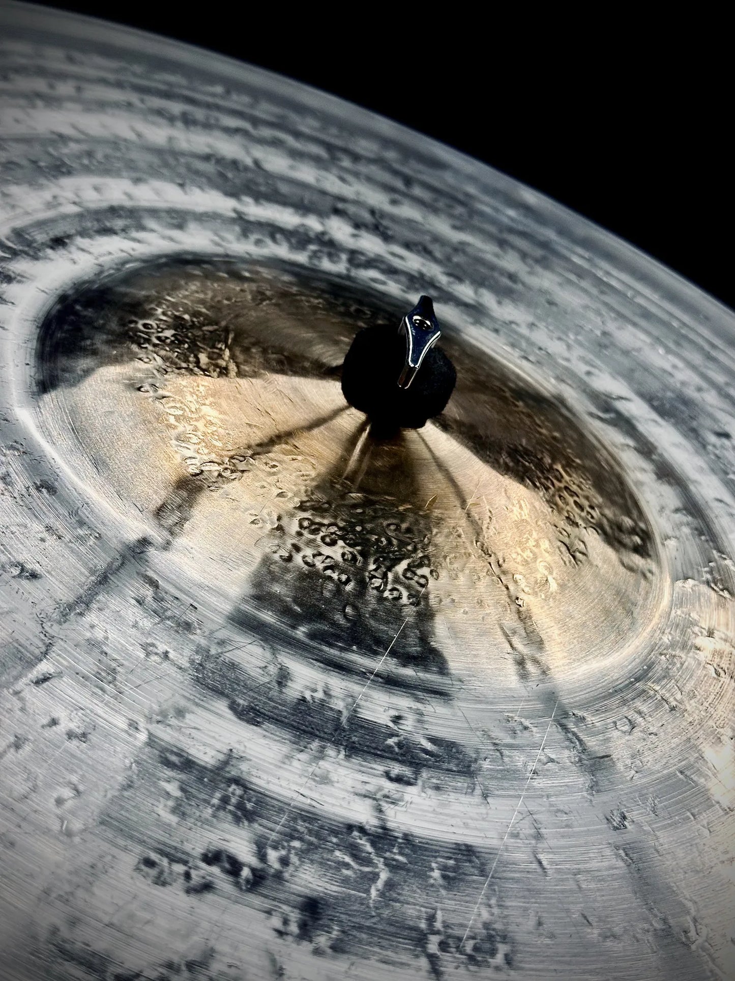 21-22 inch ride cymbal big bell titanium handmade Kmicic Panther clear cutting versatile