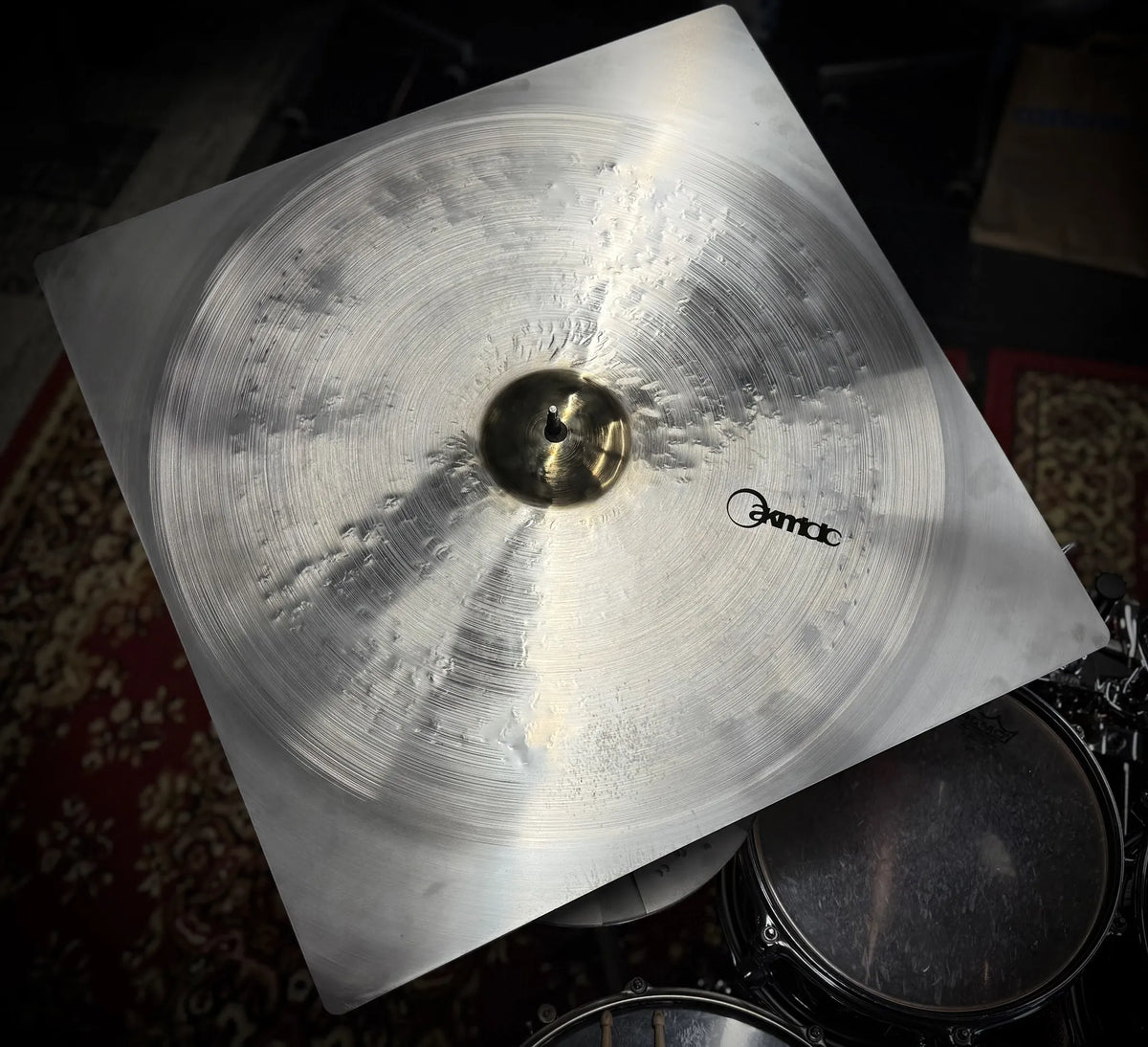 square ride cymbal titanium handmade Kmicic Daddy Chris Daddy Dave 21.5 inch