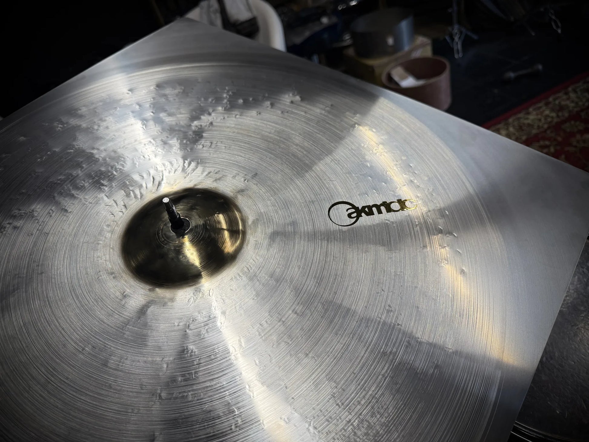 square ride cymbal titanium handmade Kmicic Daddy Chris Daddy Dave 21.5 inch