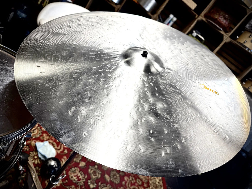 22 inch ride cymbal titanium handmade Kmicic custom versatile dark crash