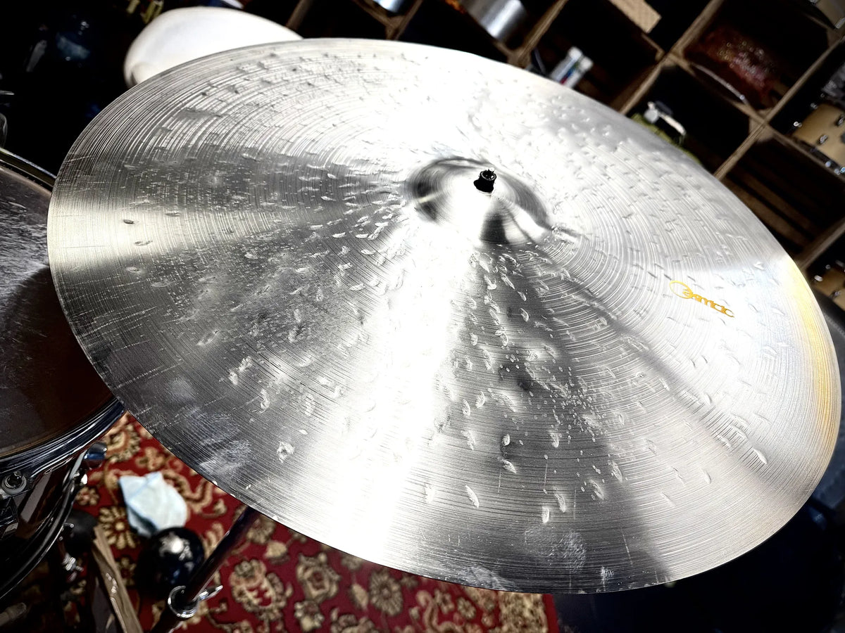 22 inch ride cymbal titanium handmade Kmicic custom versatile dark crash
