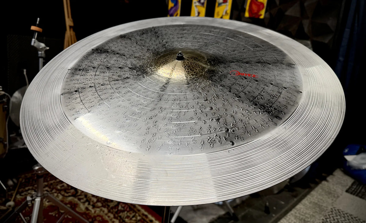 22 inch crash ride cymbal titanium handmade Kmicic Golden Eye dark short sustain