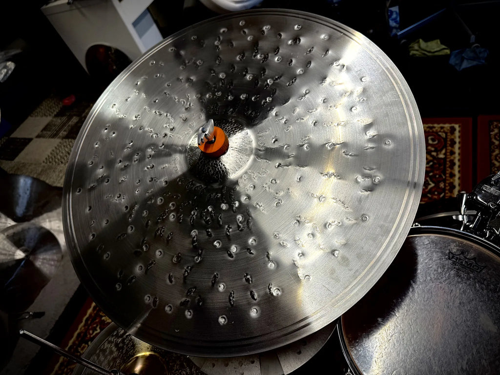 22 inch ride cymbal titanium handmade Kmicic Masterpiece Kropa bright clear groove