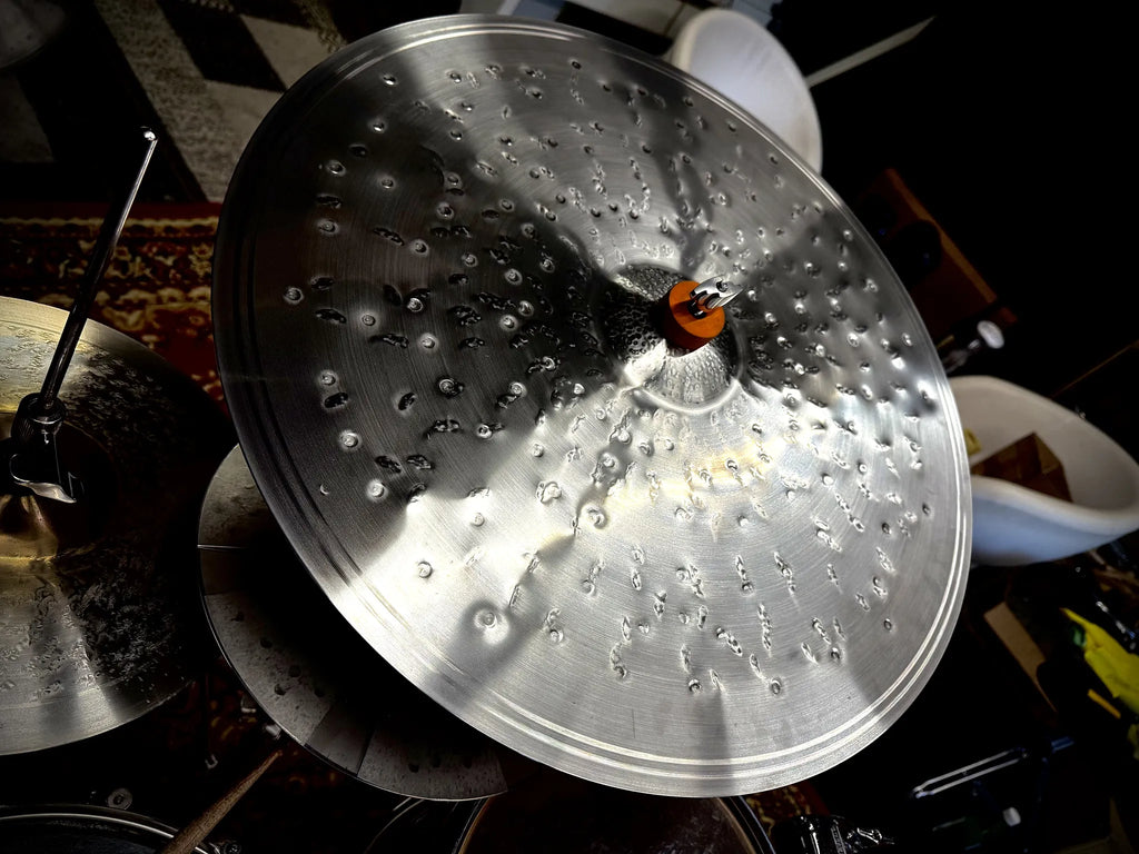 22 inch ride cymbal titanium handmade Kmicic Masterpiece Kropa bright clear groove