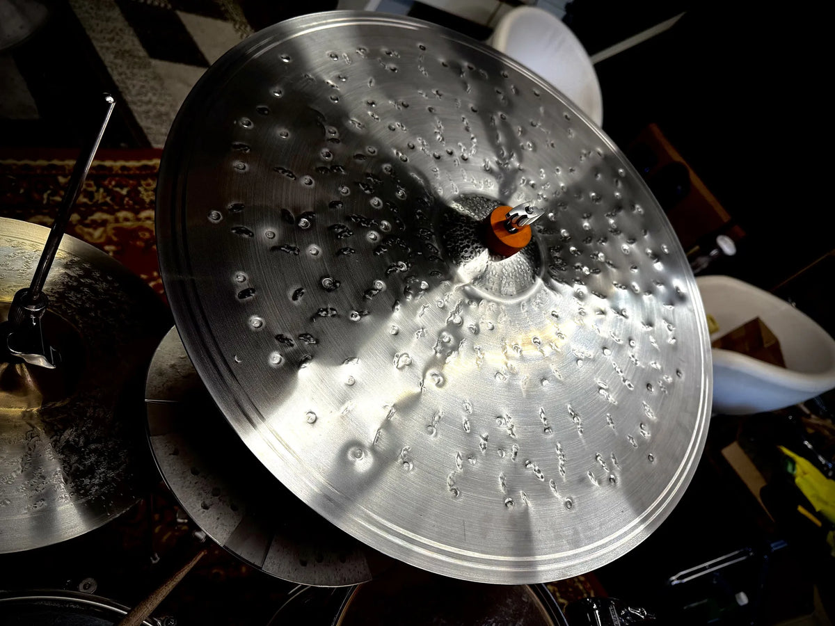 22 inch ride cymbal titanium handmade Kmicic Masterpiece Kropa bright clear groove