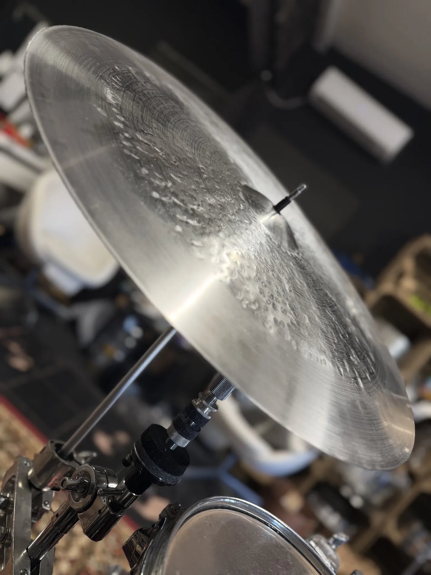 22 inch crash ride cymbal titanium handmade Kmicic KUrzyn explosive controlled